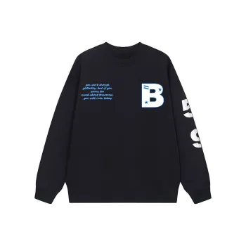 LESS BEARS Crew Neck Pullover Sweatshirt Unisex