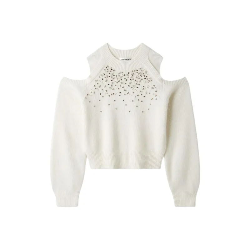 Lily Brown Sweaters Women's-0