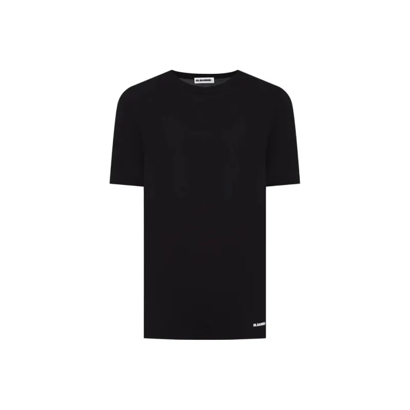 JIL SANDER + Logo Printed Crewneck T Shirt-0
