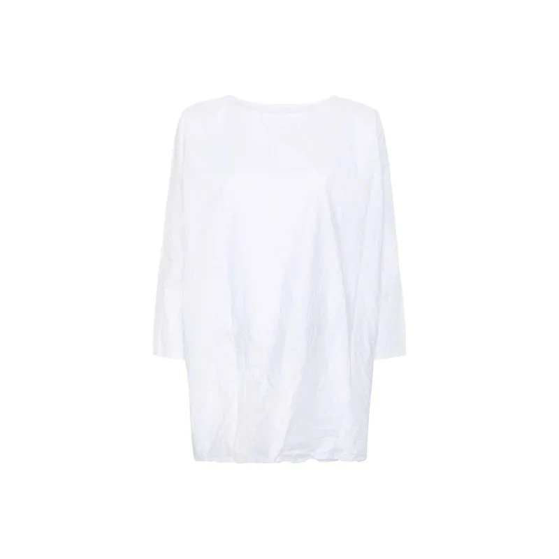 Daniela Gregis Long sleeve Cotton Top-0
