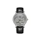 Silver Case Gray Dial Black Belt