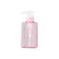 100ml Square Lotion Travel Bottles Pink: 2 Pcs