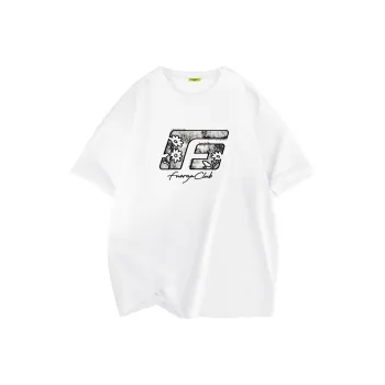 FUERZA T Shirt Unisex Black Embroidered