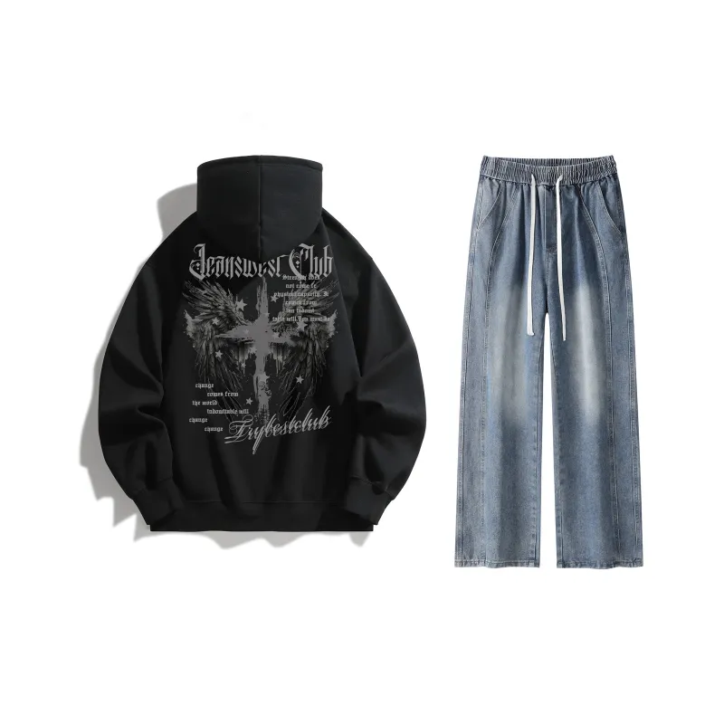 JEANSWEST CLUB Sweatshirt Set Unisex-9