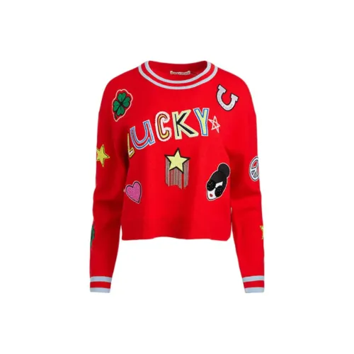 ALICE+OLIVIA Gleeson Patch-embellished Jumper