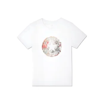 Converse Chuck Patch T Shirts Women's White