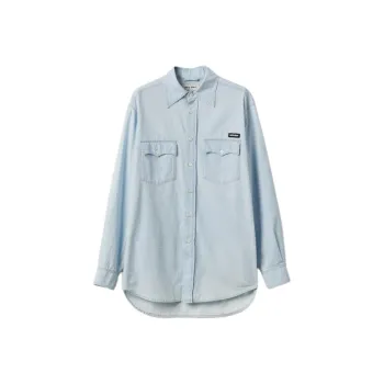 MIU MIU Shirt Unisex Light Blue