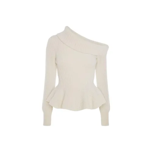 Alexander McQueen FW22 Cashmere Sweater Women's White