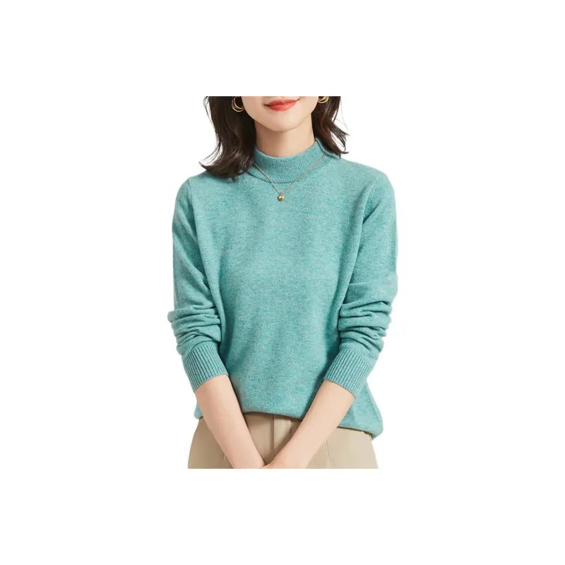 JINJU Knitwear Women's Floral Green-0