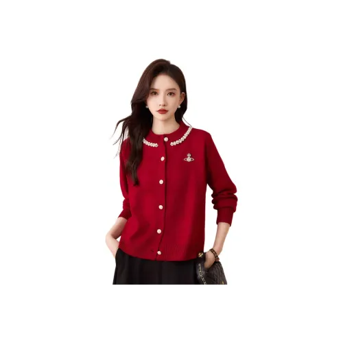 X MOOM aop sweaters Women's Red