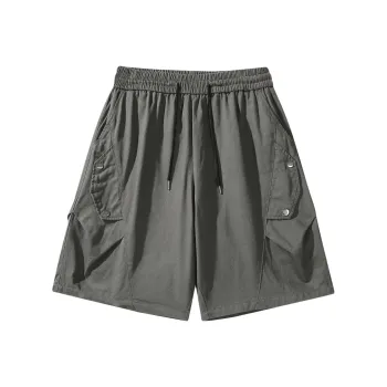 MKZA Casual Shorts Unisex Gray