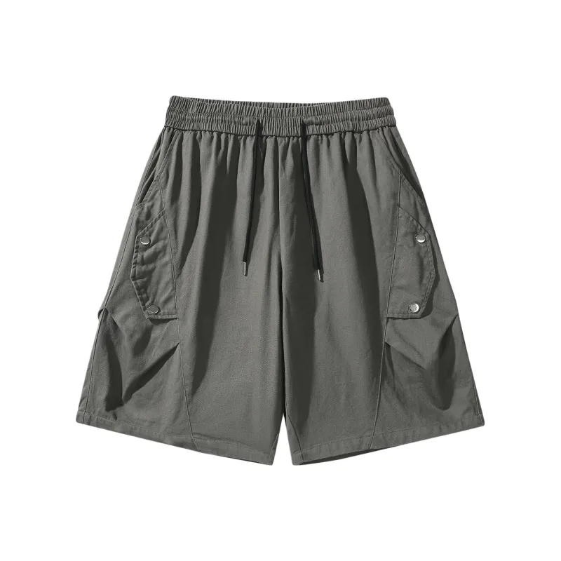 MKZA Casual Shorts Unisex Gray-0