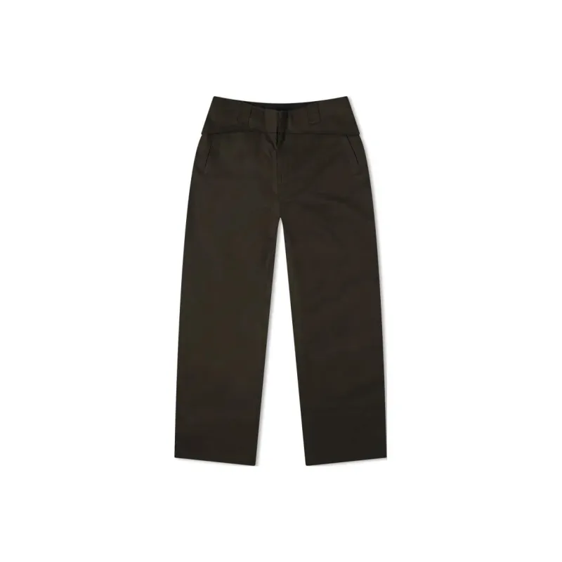 GR10K Folded Belt Straight Trousers-0