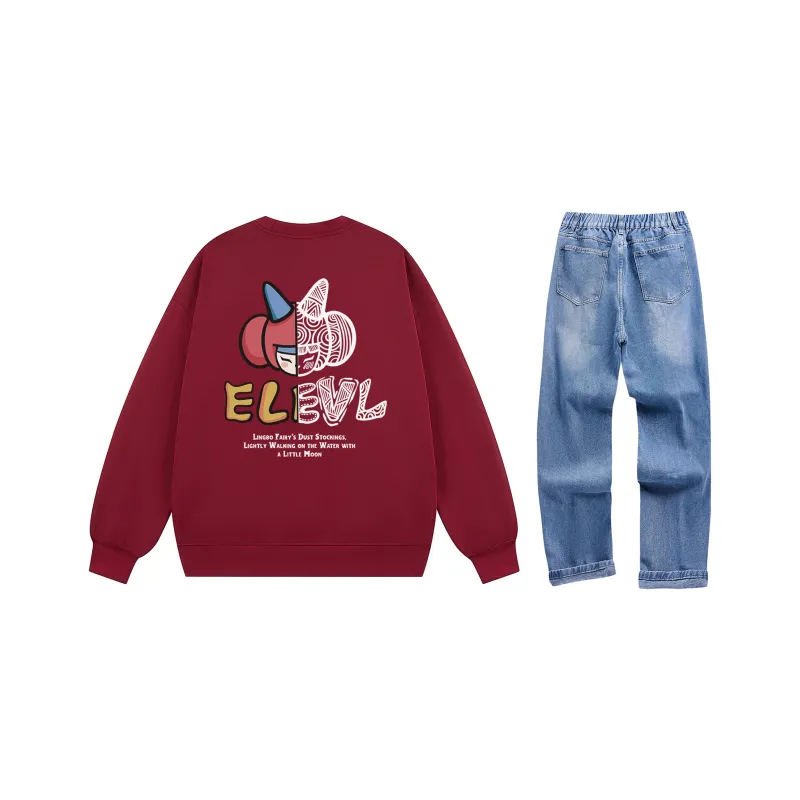 LEVEL Sweatshirt Sets Unisex-26