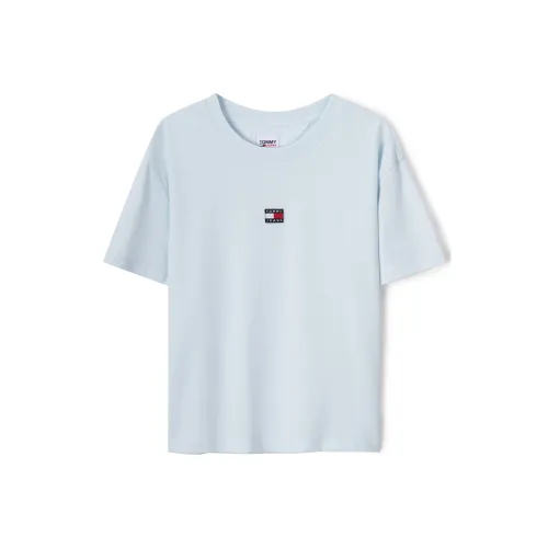Tommy Hilfiger T-Shirts Women's Light Blue CYO