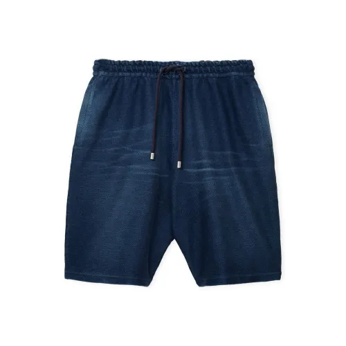 LOEWE SS25 Casual Shorts Men's Blue