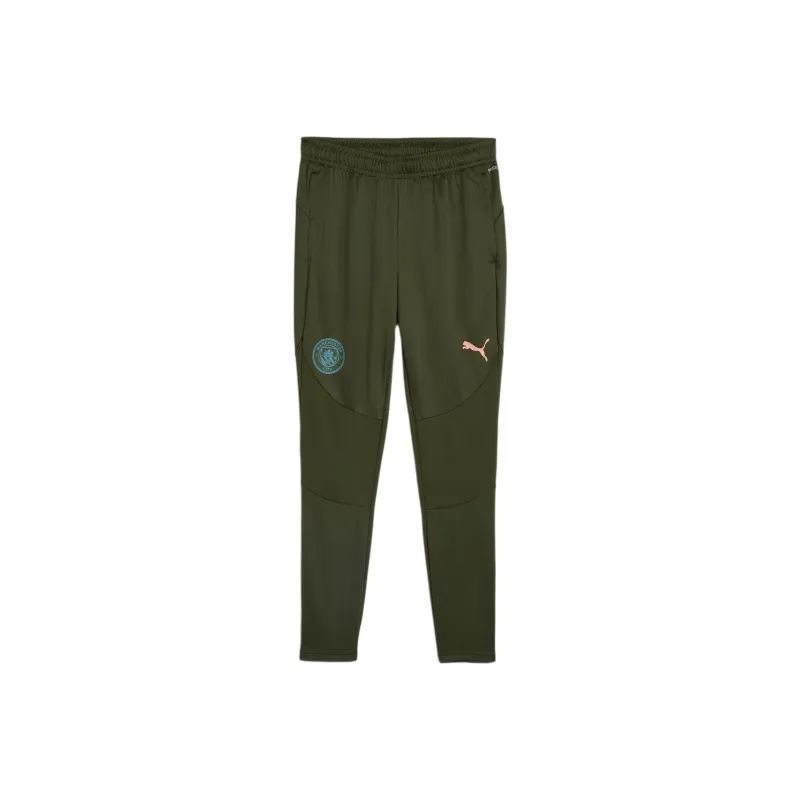 PUMA Manchester CityPants FW24 Training Soccer Bottom Men's Green-0