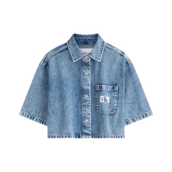 CALVIN KLEIN Shirt Women's Denim Light Blue