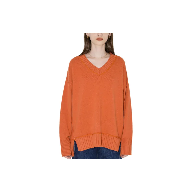 PUBLIC TOKYO FW24 Sweater Women's Orange-0