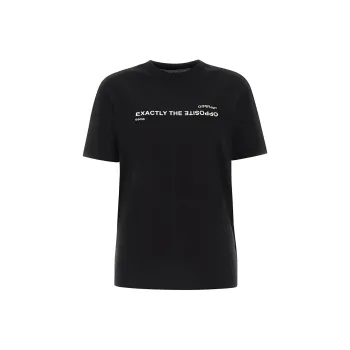 OFF WHITE Exactly The Opposite print T shirt