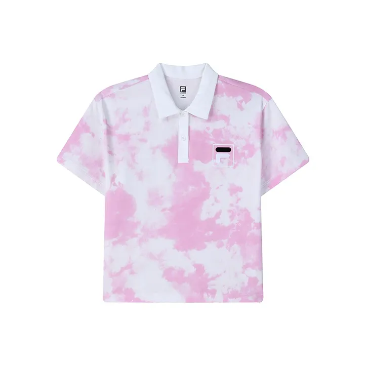 Msgm X FILA Polo Shirts Women's Color Printing PEAK-0