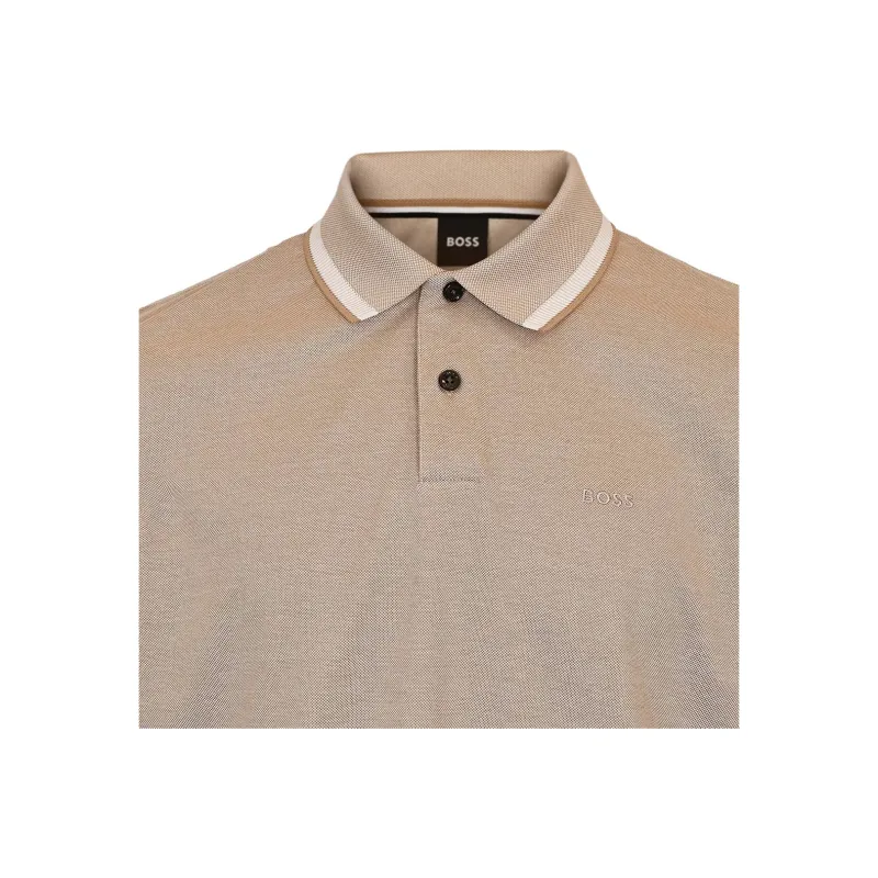 HUGO BOSS Polo Shirts Men Beige-1