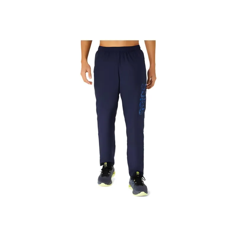 Asics Hex Graphic Lining Tricot Windbreaker Pant Casual Pants Men's Midnight-0