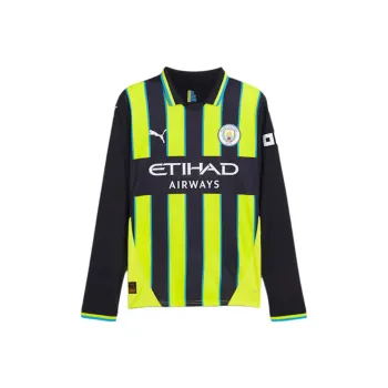 PUMA Manchester City 24/25 Men's Replica Away Long Sleeve Soccer Jersey