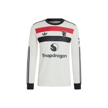 Adidas Originals Free Shipping With AdiClub Manchester United 24/25 Long Sleeve Third Authentic Jersey