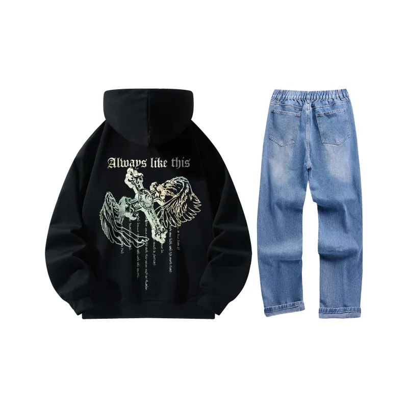 LEVEL Sweatshirt Sets Unisex-27