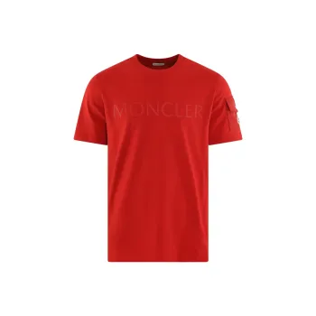 Moncler T Shirts Men Red