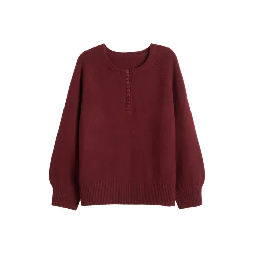 Olrain sweater Knit Women's Ancora Red