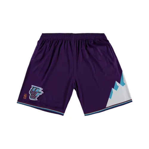 Mitchell & Ness Purple Utah Jazz Hardwood Classics Casual Shorts Men's Blue