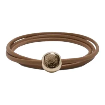 LOEWE Leather Bracelets Women's Brown