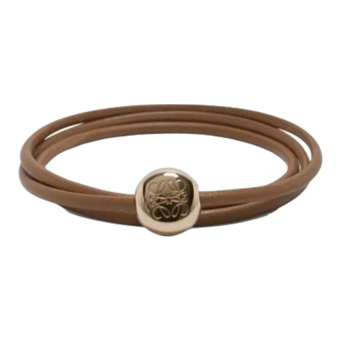 LOEWE Leather Bracelets Women's Brown-0