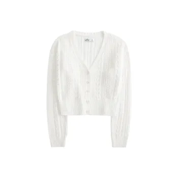 Hollister Sweater Women's White