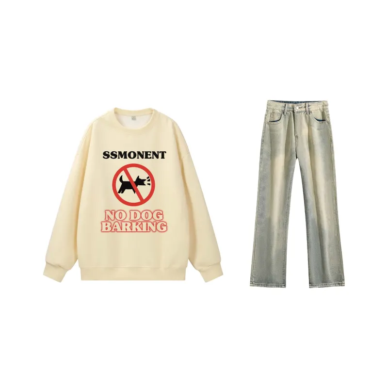SUNSETMONENT Sweatshirt Set Unisex-37