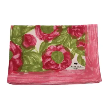 WEEKEND MaxMara Silk Scarves Unisex Pink