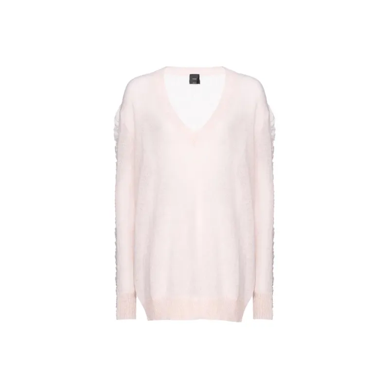 PINKO Abito In Maglia Garzata Misto Alpaca Sweater Women's Pink-0