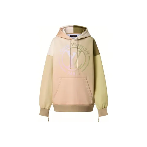 LOUIS VUITTON Gradient Fleece Jersey Lv Circle Hoodie