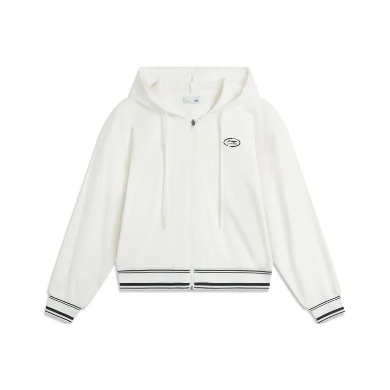 LiNing Sports Life Collection Sweatshirt Women's Ivory-0