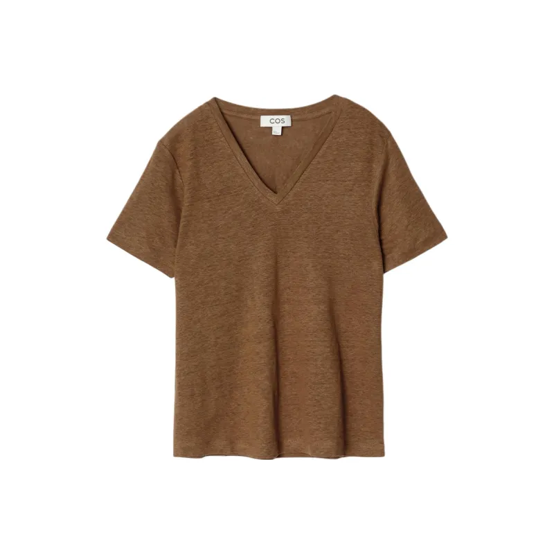 COS T Shirts Women's Brown-0