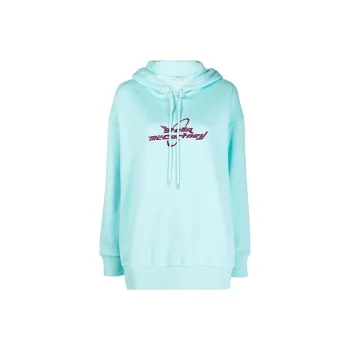 Stella McCartney Logo Printed Drawstring Hoodie