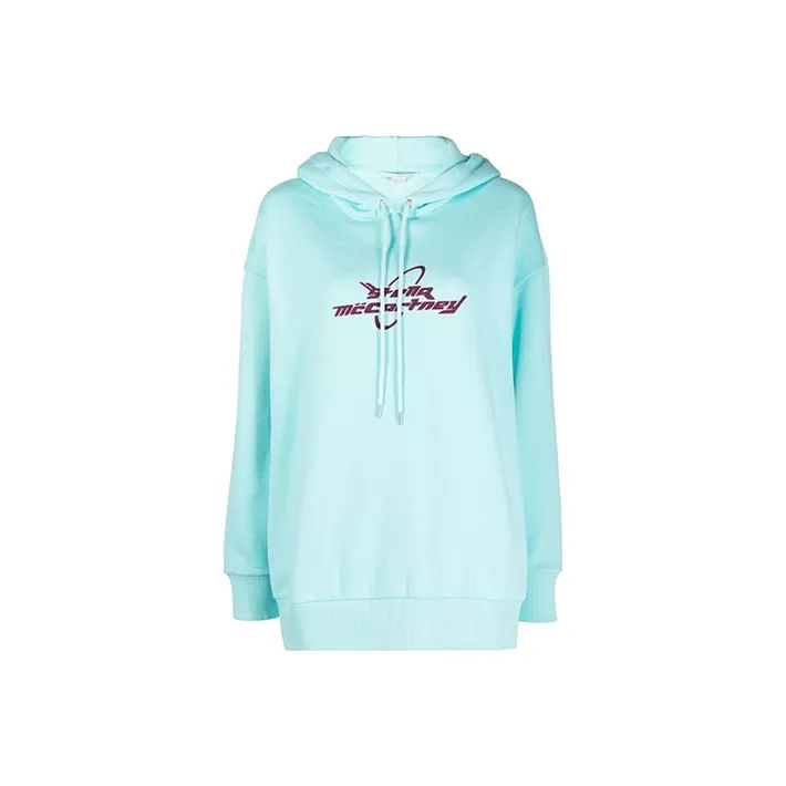 Stella McCartney Logo Printed Drawstring Hoodie-0