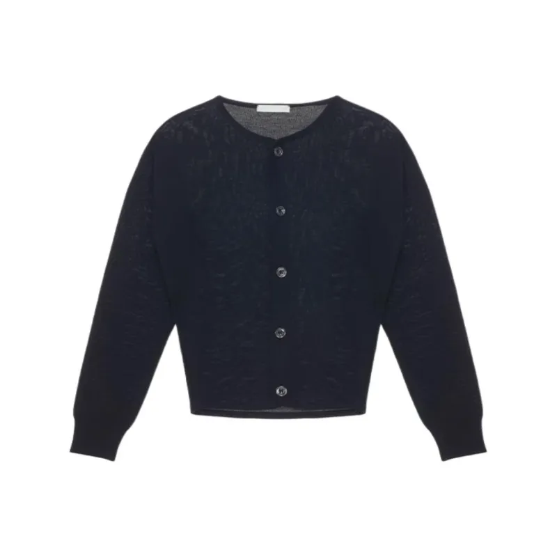 Lemaire Fitted Cardigan 'Black'-0