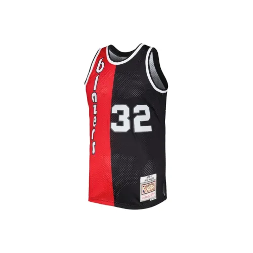 NBA x Mitchell & Ness Portland Trail Blazers Bill Walton Basketball Jerseys Men's Red/Black