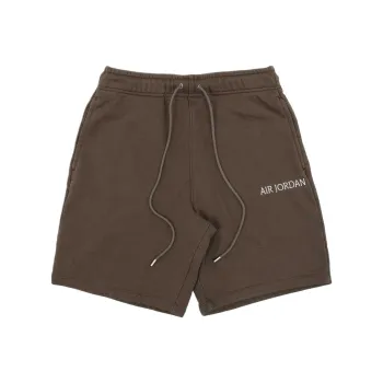 Nike Air Jordan Wordmark Fleece Shorts Casual Shorts Men's Brown