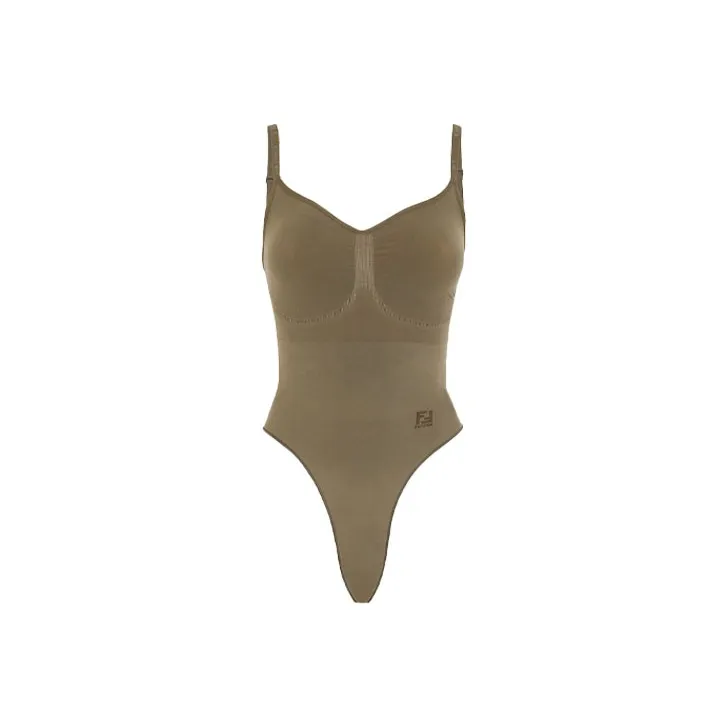 Skims X FENDI X Skims Collaboration Bodysuits Women's Green-0