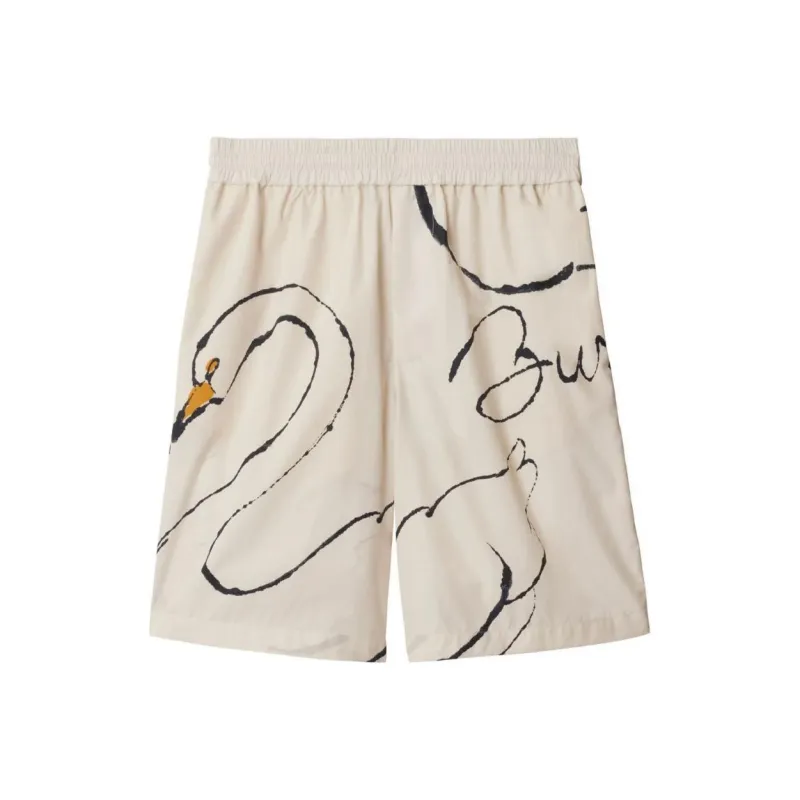 Burberry Swan Shorts-0