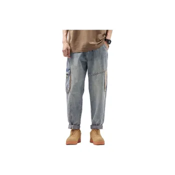 【dme】 Jeans Unisex Vintage Blue